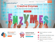 Tablet Screenshot of creative-enzymes.com